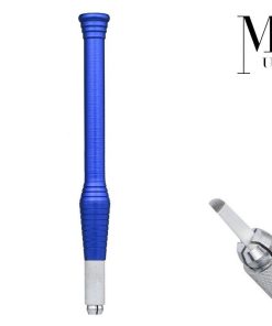 Microblade Needle Holder - SPMU Tool - Manual Microblading Pen - Blue Steel