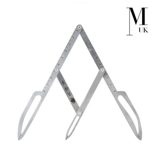 Stainless Steel Microblading Calipers - Golden Mean Ratio Ruler - Brow Stencil