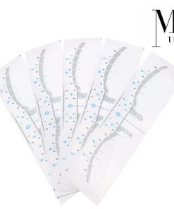 Disposable Eyebrows Ruler Stickers - Microblading Clear Permanent Make Up Tattoo