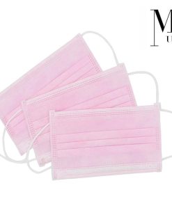 Pink mouth cover face mask