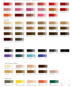 Doreme pigment colour chart