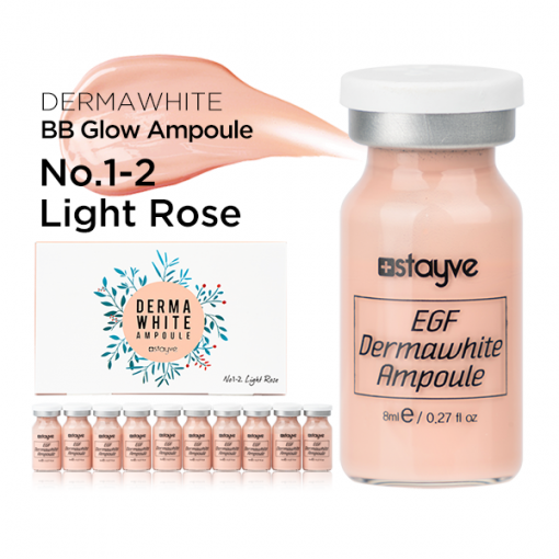 BB Glow No1.2 Light Rose Dermawhite ampoule